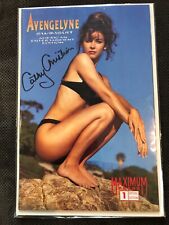 AVENGELYNE 1  1ST ISSUE AMERICAN ENTERAINMENT SWIMSUIT SIGNED Kathy Christianson picture