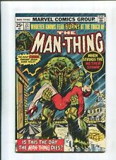 MAN-THING #22 - JIM MOONEY ART - ED HANNIGAN COVER - MARVEL COMICS/1975 picture