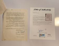 Buster Keaton Contract PSA DNA Autograph Signed Auto Actor Comedian Director picture