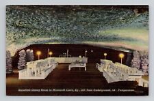 Postcard Snowball Dining Room Mammoth Cave Kentucky, Vintage Linen N13 picture