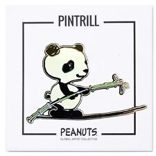 ⚡RARE⚡ PINTRILL x PEANUTS x ROB PRUITT Panda Pin *BRAND NEW*  🐼 picture