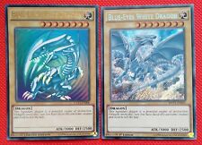 2 x Yu-Gi-Oh Blue-Eyes White Dragon Bundle MVP1-ENS55 & Blue-Eyes CT13-EN008 picture