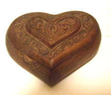 Wood Heart Jewelry Box   picture