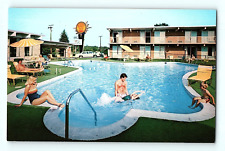 Swimming Lessons Family Fun Quality Inn Winchester VA Exit 80 I81 Postcard E8 picture