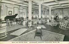 Postcard Still-Hildreth Osteopathic Sanatorium Music Room, Macon, Missouri picture