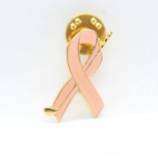 Pink Ribbon Breast Cancer Awareness Golf Club Pin Lapel Enamel Collectible picture