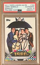JERRY SEINFELD Autograph SIGNED 2011 Topps American Pie Premieres #162 PSA 10 RC picture