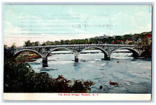 1915 Water Scene, The Stone Bridge Newport New York NY Antique Posted Postcard picture