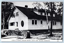 Walker Minnesota Postcard Lodge Prince Jackson Resort Leech Lake c1910 Vintage picture