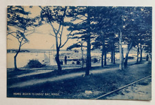 ca 1900s MA Postcard Cape Cod Onset Bay Home Again Steamer Martha's Vineyard picture