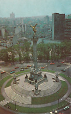 Mexico City The Angel of Independence Monument El Angel Postcard Chrome picture