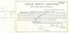 Union Depot Grounds - Various Denominations Bond - Railroad Bonds picture
