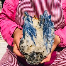 3.96LB Natural Blue Crystal Kyanite Rough Gem mineral Specimen Healing 614 picture