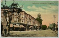 Flatbush Street Scene Brooklyn New York Postcard picture