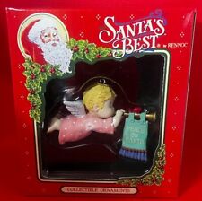 1991 Santa's Best Peace on Earth Collectible Christmas Ornament in Original Box picture