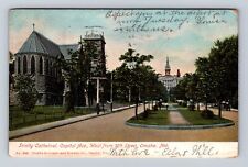 Omaha NE-Nebraska, Trinity Cathedral Capitol Avenue, Vintage c1907 Postcard picture