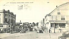 VIntage Postcard-The Square, Sweeden Street, Caribou, ME picture