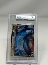 Pokemon TCG 2010 HGSS UNDAUNTED KYOGRE GROUNDON  legend top #87 BGS 9 picture