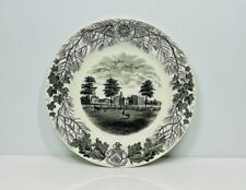 Vintage Wedgwood Bowdoin College 1948 Plate The Campus in 1822 Transferware picture