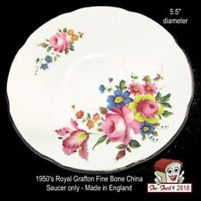 Vintage Royal Grafton Fine Bone China Plate (saucer only) Floral - England picture