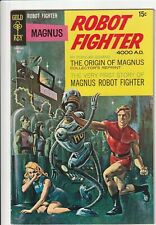 G. K. MAGNUS ROBOT FIGHTER #22 VF+ OW/W PGS.--MAGNUS #1 REPRINT picture