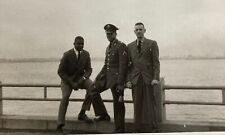 Vintage 1940s Photo Young Black Man US Soldier 'Vacation in Japan' Occupation? picture