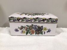 Vintage Chinese Porcelain Trinket Box w/ Lid picture