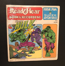 THE INCREDIBLE HULK 1982 Marvel Peter Pan Read & Hear Book Recording 45 RPM New picture