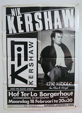 Nik Kershaw – Original Concert Poster -Very Rare- Poster-1984 picture