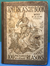 1917 NY Tribune Newspaper Cartoons America’s Black & White Book WA Rogers WWI picture