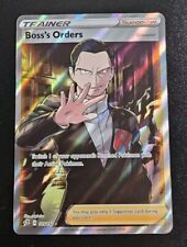2020 Pokemon Boss's Orders 189/192 Full Art Trainer Rare Rebel Clash NM/M picture