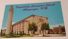 1960s postcard Immaculate Conception Church Albuquerque New Mexico Catholic  picture