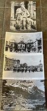 Vintage Tuck’s Black & White European Post Cards Unposted Set Of 4 Different picture