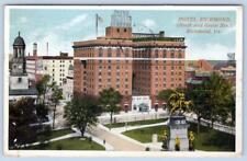 1915 RICHMOND HOTEL VIRGINIA*VA*NINTH & GRACE STREETS*ANTIQUE POSTCARD picture