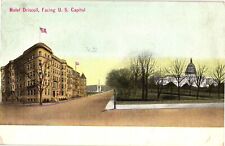 Hotel Driscoll View of US Capitol Building Washington DC Divided Postcard c1915 picture