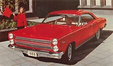 1966 MERCURY Comet Classic Car promotional specification card advertising Girl picture