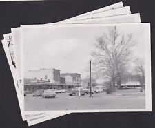 4 Photos c1970 Piggott Arkansas Town Square State Bank, Florist, Janes, Old Cars picture