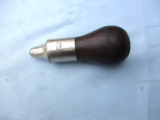 VINTAGE TOOL HANDLE WITH 5 BITS - HORACE E. BRITTON - ROSEWOOD HANDLE picture