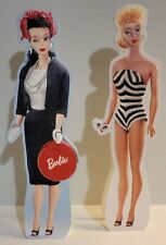 2 Vintage 1994 Hallmark Barbie Greeting Cards Original Swimsuit & Commuter Set picture