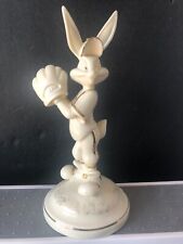 Lenox Baseball Bugs Bunny Figurine In Box Looney Tunes Decorated 24 Karat Gold picture