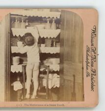 Misfortunes of Sweet Tooth William Rau Stereoview picture