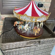 2013 Mr. Christmas Light up Musical CLASSIC CAROUSEL Plays Songs Music Works picture