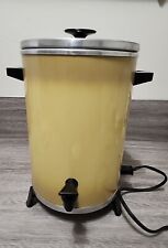 Vintage 1970s WEST BEND Harvest Gold PERCOLATER 30cup Coffee Pot #33535 Works picture