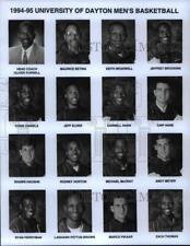 1994 Press Photo 1994-1995 University of Dayton Men's Basketball team picture