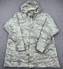 ORC Industries Jacket Mens Medium Green Parka Improved Rainsuit Zip Camo 8405 picture