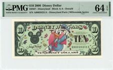 2000 $10 Disney Dollar Donald PMG 64 EPQ (DIS67) picture