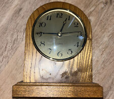 VINTAGE KIENZLE CHRONOQUARTZ MANTLE TABLE CLOCK WOOD MADE IN GERMANY picture
