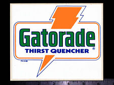 GATORADE Thirst Quencher - Original Vintage 1990's Racing Decal/Sticker NASCAR picture