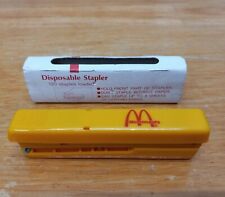Vtg Mini McDonald's Pocket Travel Stapler Etona Tecky Made in Japan 3.25