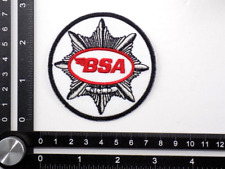 BSA MOTORCYCLES EMBROIDERED PATCH IRON/SEW ON~2-3/4